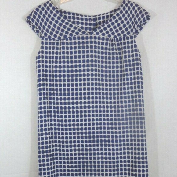 S. Howard Hirsh California Vintage 70s Blue White - Picture 1 of 4